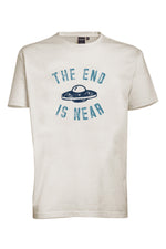 T-Shirt 140gr Slub Off White Print