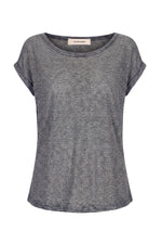 SHAYBO - Linen Viscose T-Shirt With Kimono Sleeve