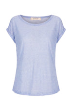 SHAYBO - Linen Viscose T-Shirt With Kimono Sleeve