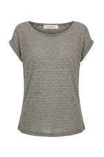 SHAYBO - Linen Viscose T-Shirt With Kimono Sleeve