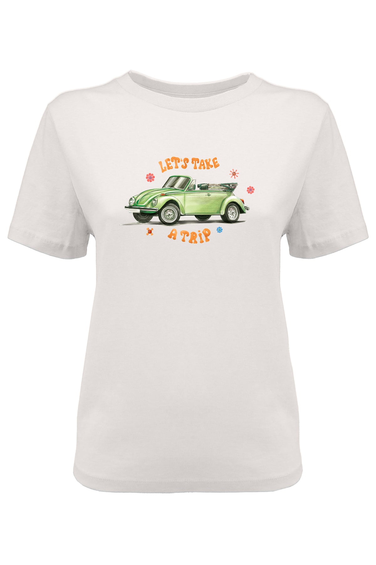 T Shirt 180gsm Off White Scribbles Print